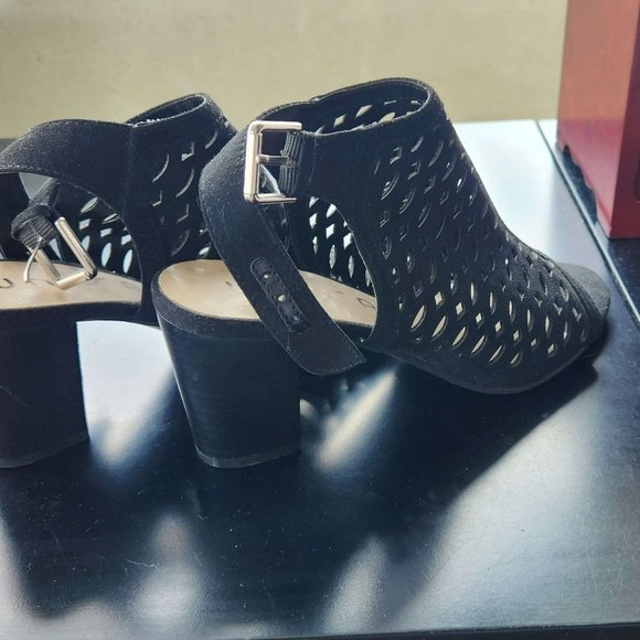 Women's Suede-like Strappy Heels - BRAND NEW - Picture 1 of 2